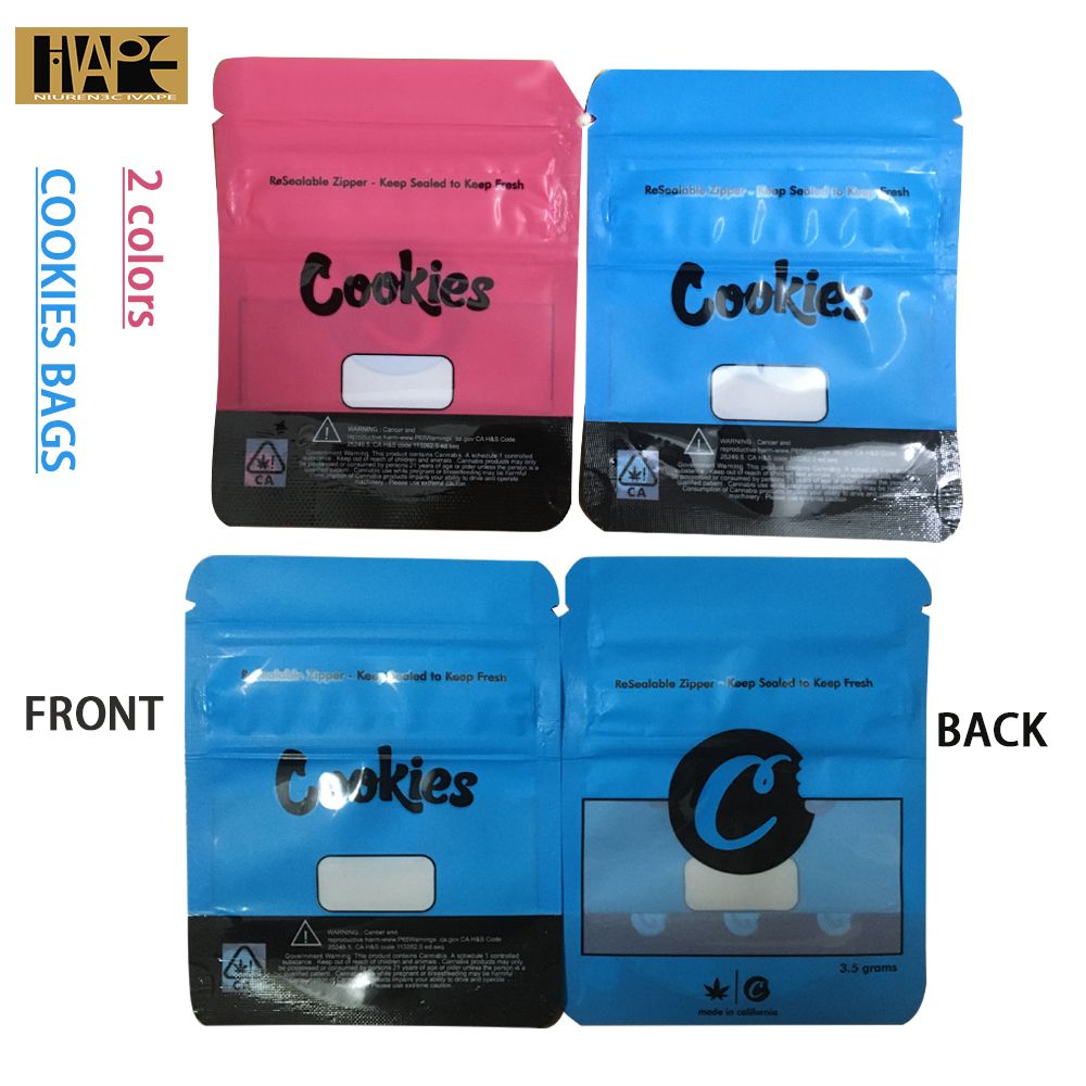 Cookies California Sf 8th 3.5grams Mylar Childproof Bags 420 Packaging