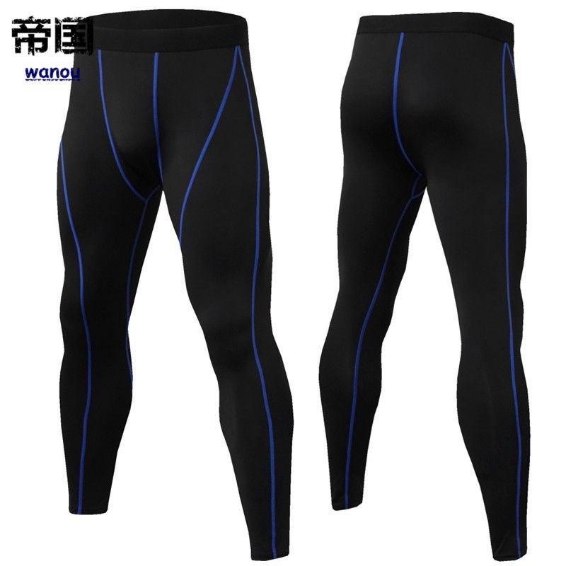 2020 Sale Sportswear Bodysuit Men NEW Black Blue Pants Fitness Sports