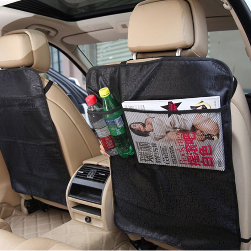 Lunda Kick Mats Back Seat Protectors Storage Organizer Pocket Best For Protection From Kid S Dirt Waterproof Car Covers