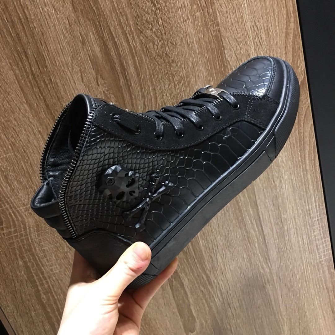 High End Men'S Fashion High End Casual Shoes Luxury Leather Litchi