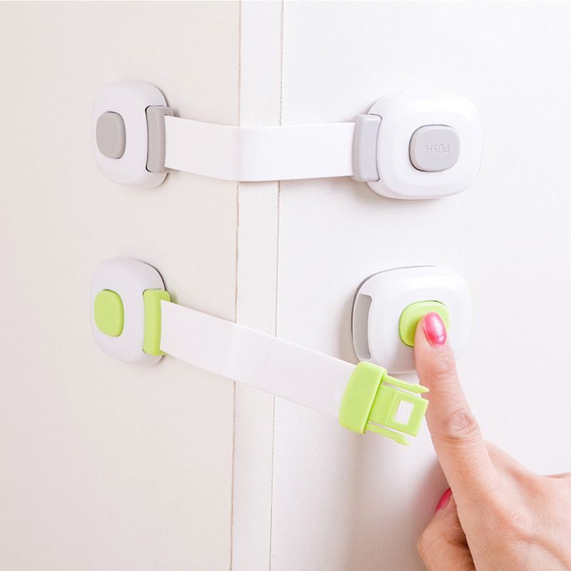 Adjustable Child Safety Locks Cabinets Toilet Lid Drawer Baby Lock