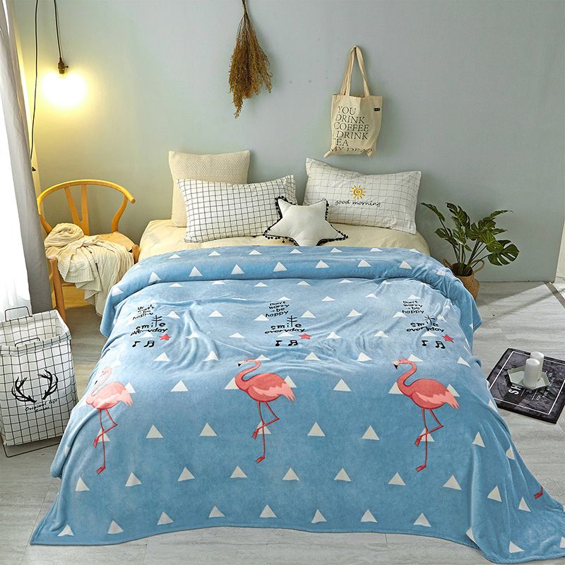 New Brand Flamingos Fleece Throw Bed Cover Blanket Warm For New Brand Flamingos Fleece Throw Bed Cover Blanket Warm For Sofa Big Size Bedspread Home Textile Best Electric Lap