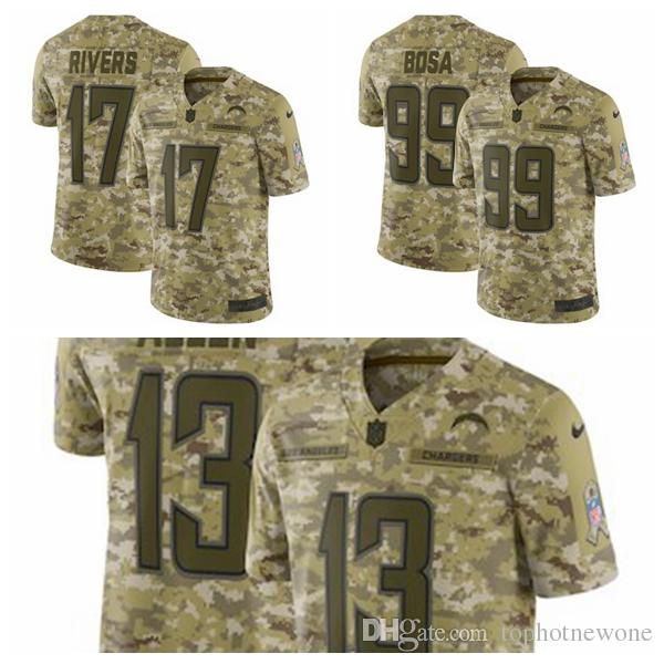 chargers military jersey