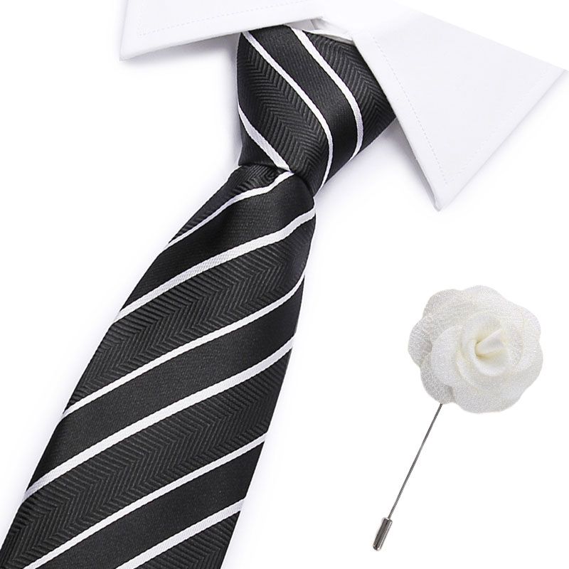 Brand Cortbatas 2019 New Silk Neck Ties For Men Wedding Tie 7 5cm