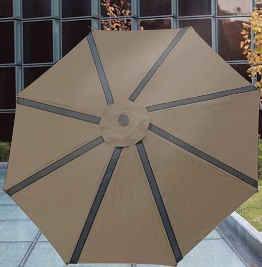 2018 9ft Solar Powered Led Light Patio Umbrella With 4 Usb Ports 2018 9ft Solar Powered Led Light Patio Umbrella With 4 Usb Ports Garden Outdoor Table Sun Shade Market Tilt And Crank From Solar01