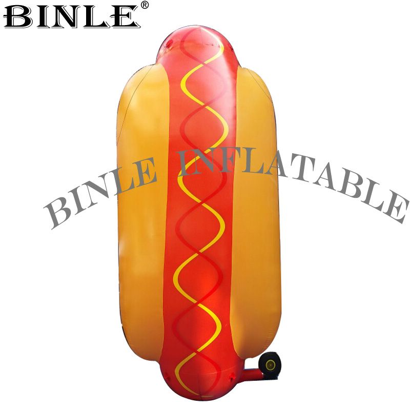 2021 Attractive Giant Inflatable Hot Dog Sausage Balloon For Fast Food