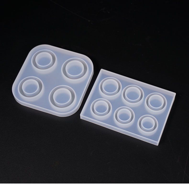 2021 Band Rings Molds Silicone Resin Mold Multi Size Clear Jewelry
