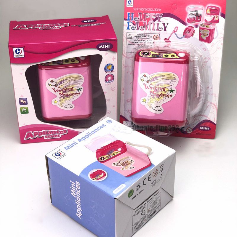 2021 Educational Mini Washing Machine Toy Electric Children'S Pretend