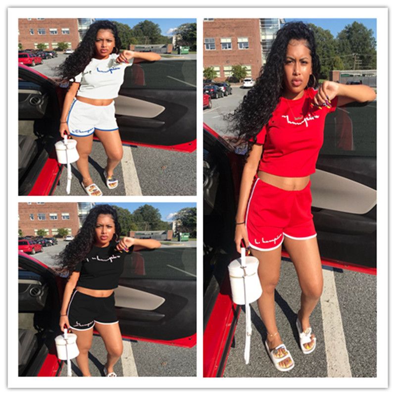Women/'s Short Sleeve Crop Top Solid Color Long Pants Suit Casual Summer 2pcs