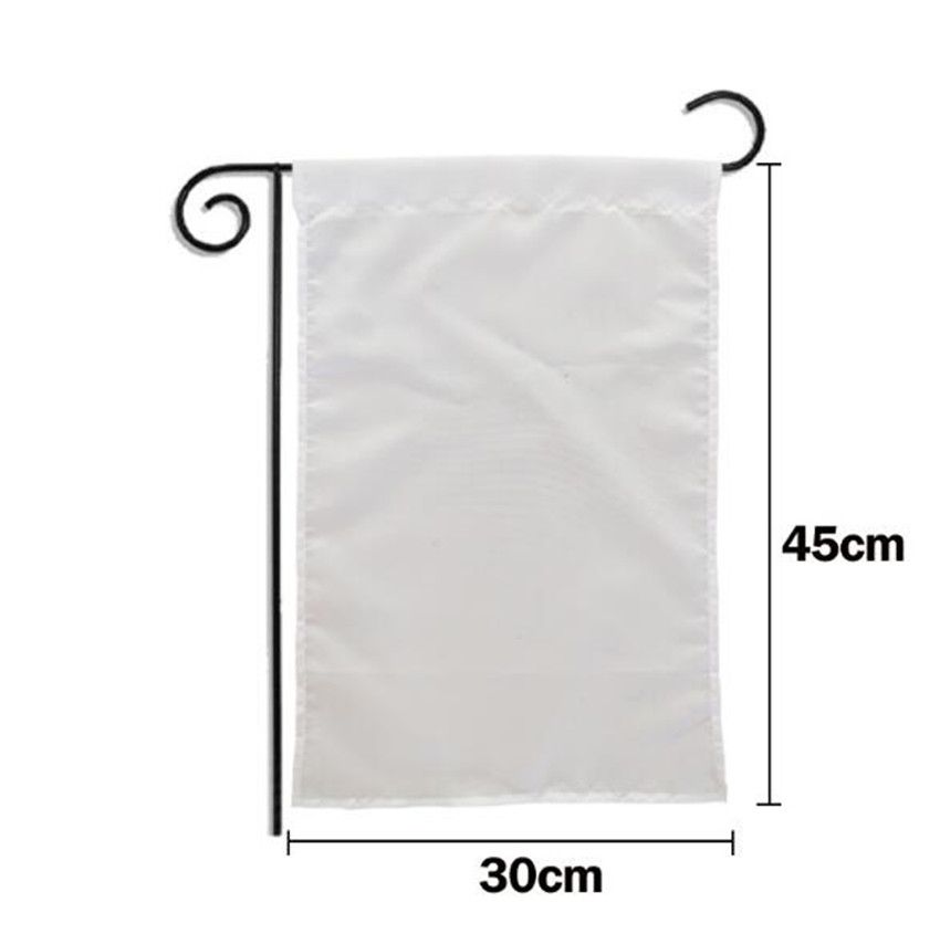 2020 Sublimation Garden Flags 30*45cm White Blank Heat Transfer