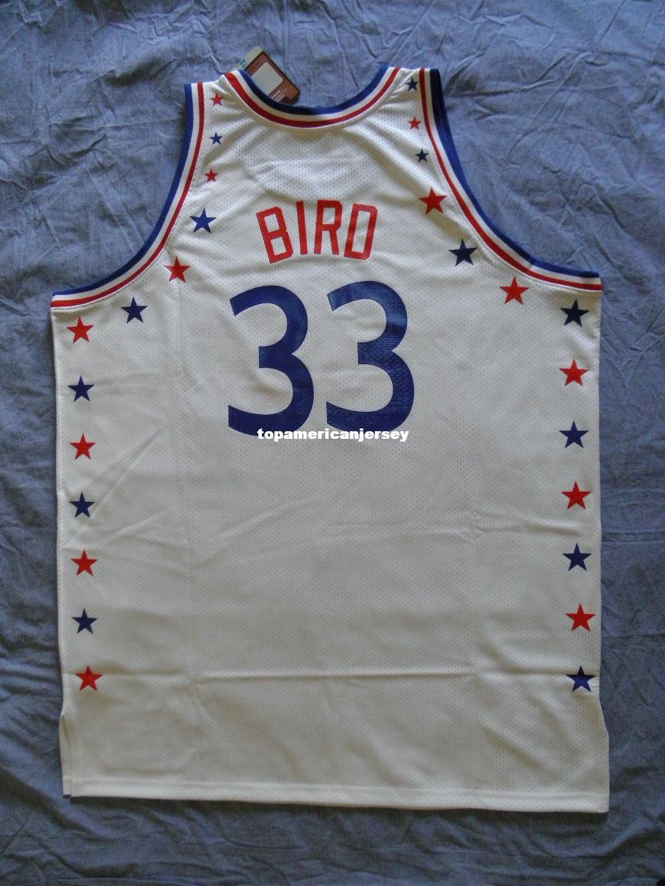 2020 Cheap Mitchell Ness M&N Larry Bird #33 All Star Jersey NWT NEW Mens Vest Size XS 6XL 
