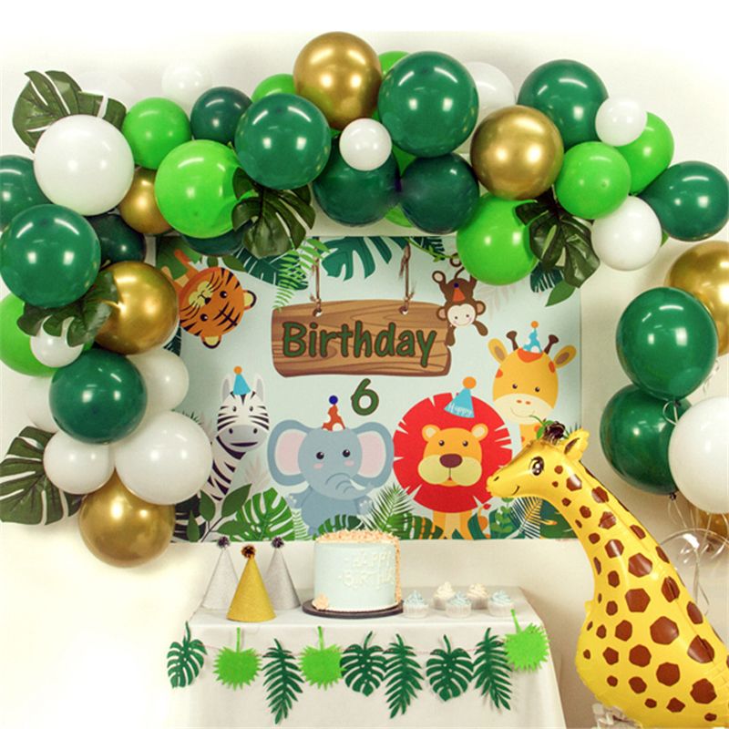 Acheter Jungle Décoration Ballons Dinosaure Party Baby ...