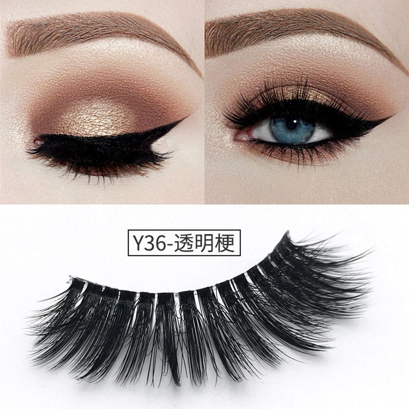 China Natural Long 3d False Eyelashes Handmade Makeup Fake Eye