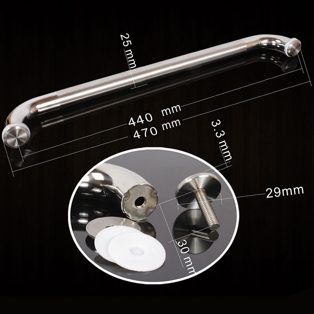 2019 High Quality 304 Stainless Steel Shower Door Handle Bathroom 2019 High Quality 304 Stainless Steel Shower Door Handle Bathroom Glass Doors Mirror Processing Center To 440mm From Grehome