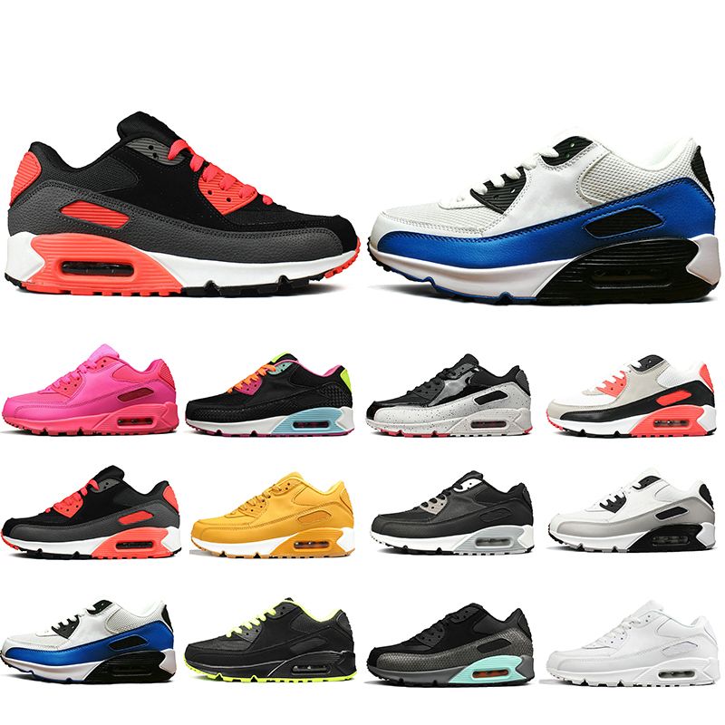 New Arrival 90 Running Shoes For Men Women Triple Black White Red oreo jogging Outdoor 90s Mens Trainers Designer Sports Sneakers Size 36 45 New Arrival 90 Running Shoes For Men Women Triple Black White Red oreo jogging Outdoor 90s Mens Trainers Designer Sports Sneakers Size 36 45