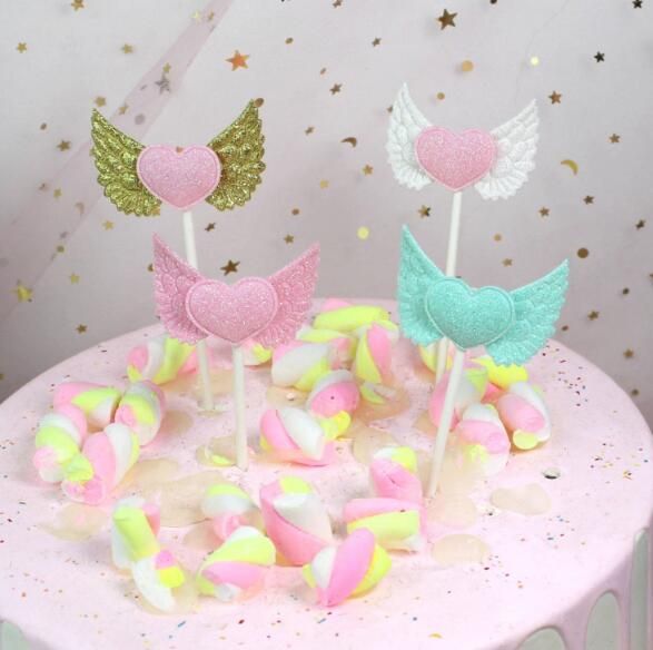 Birthday Cake Card Love Angel Wings Birthday Wedding Dessert Table
