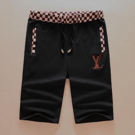 2019 Mens Shorts 0 LOUIS VUITTON Summer Style Shorts Pattern Printed Mens Casual Short Pants ...