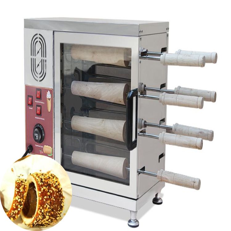 Kurtos Kalacs Making Oven,Ice Cream Cone Chimney Roll Baking Machine