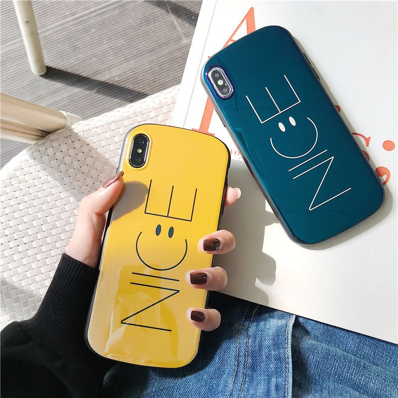 Iphone Cases For Korean Fashion Letters Anti Fall Protective Shell For