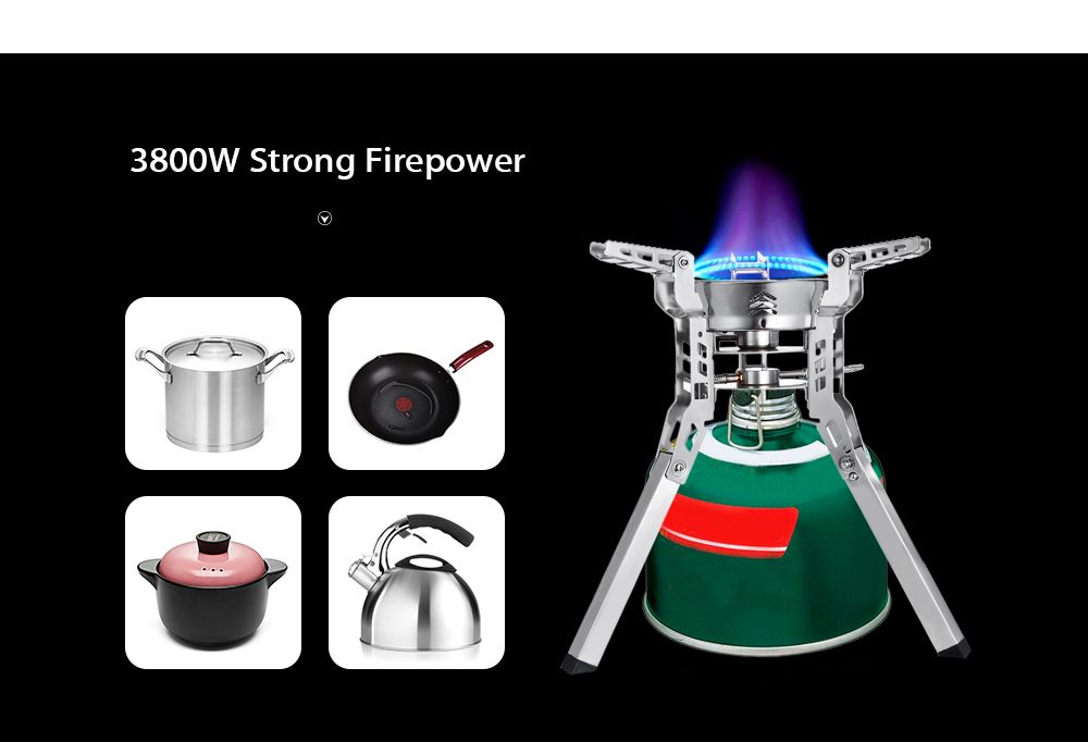 Bulin BL100 B16 3800W Split Gas Stove Outdoor Hiking Picnic Stove