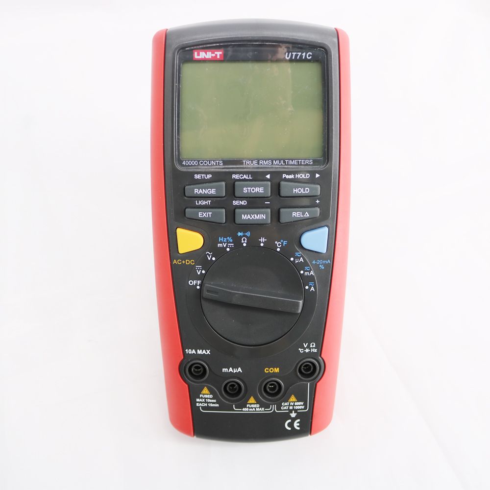 2020 UNI T Digital Multimeter UT71C AC+DC Voltage Measurement Volt Amp ...