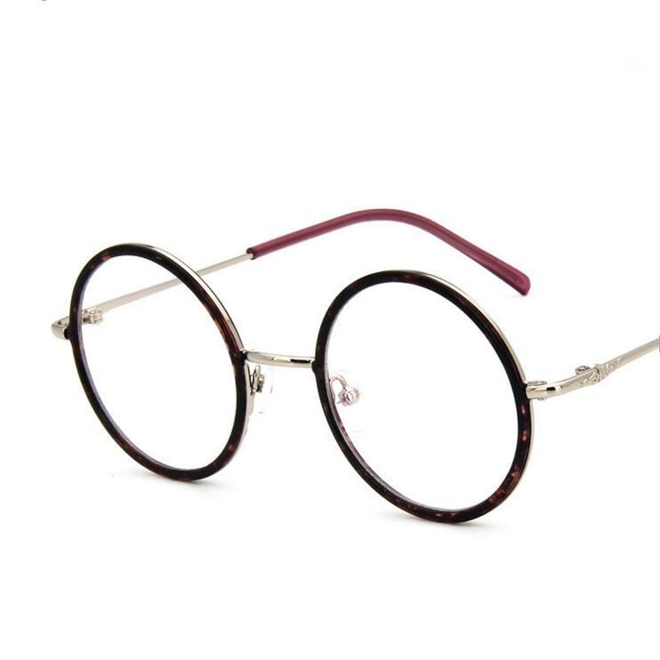 New Designer Woman Glasses Optical Frames Metal Round Glasses Frame Clear Lens Eyeware Black Silver Gold Eye Glass New Designer Woman Glasses Optical Frames Metal Round Glasses Frame Clear Lens Eyeware Black Silver Gold Eye Glass