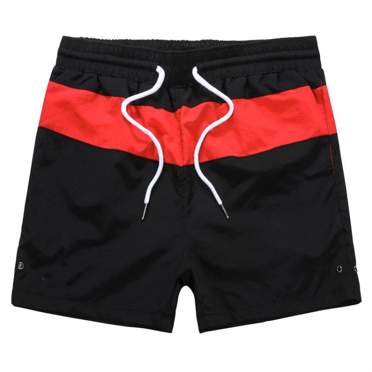 red designer swim shorts