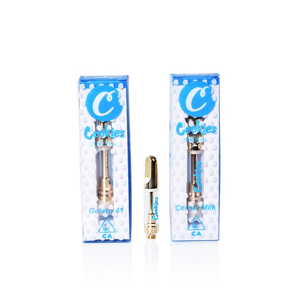 0.8ml Cookies Carts Empty Vape Cartridge Disposable Pen Ceramic 1.0ml