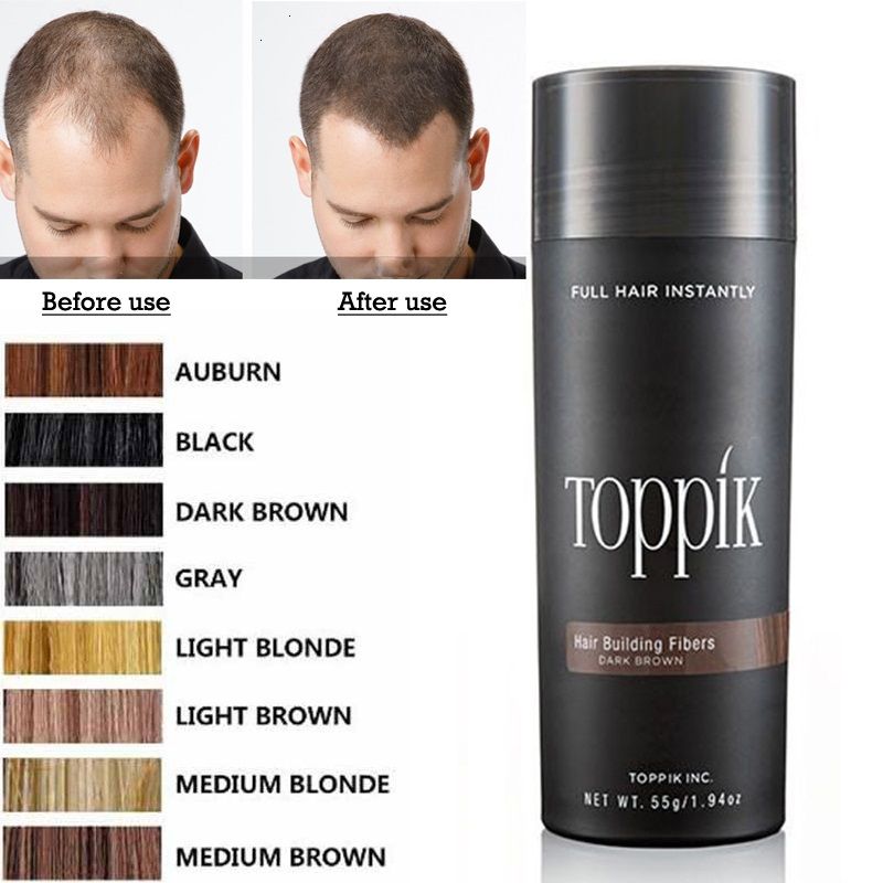 Toppik Hair Fiber Keratin Powder Spray Thinning Hair Concealer For