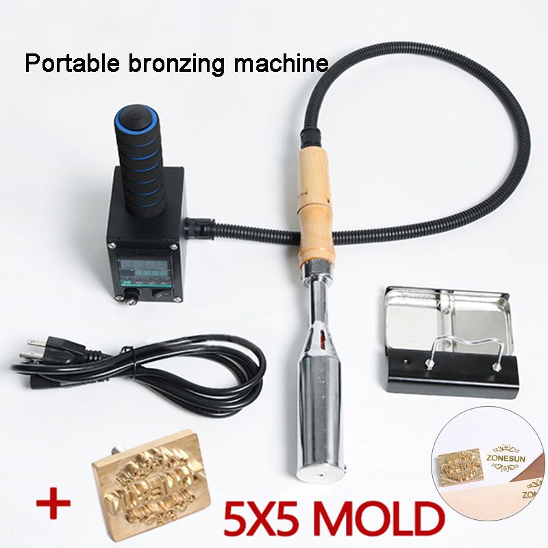 2020 Handheld Leather Wood Paper Embossing Tool Hot Stamping Machine