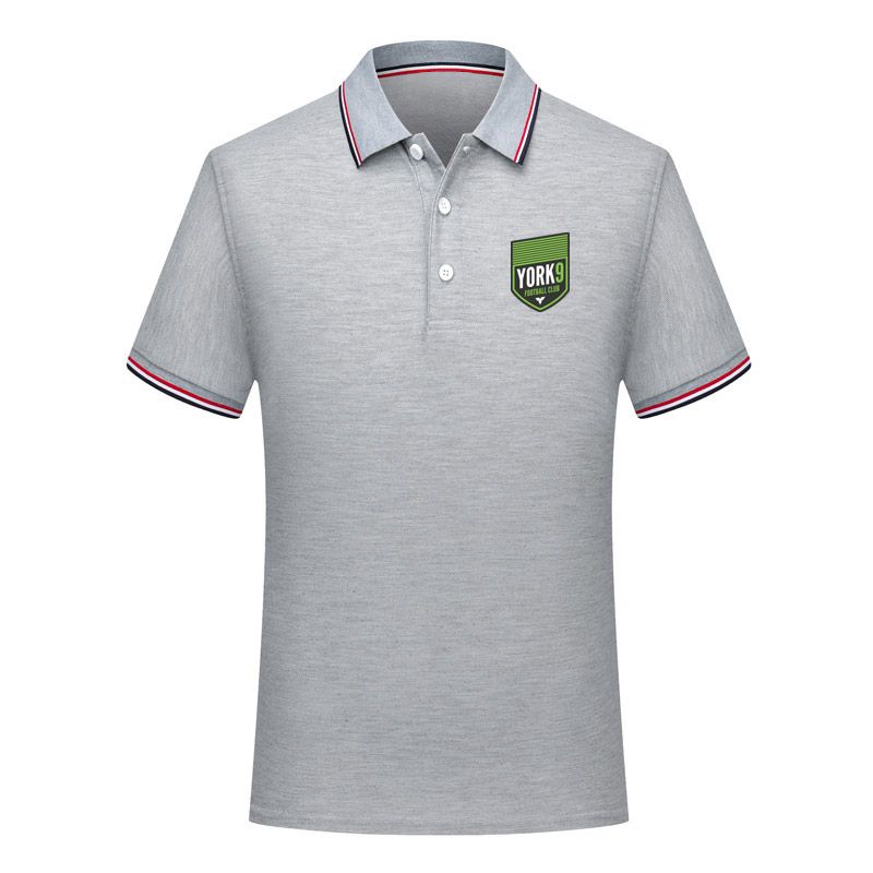 2021 Men York 9 FC Soccer Polo Shirt Football Short Sleeve Polo Shirt