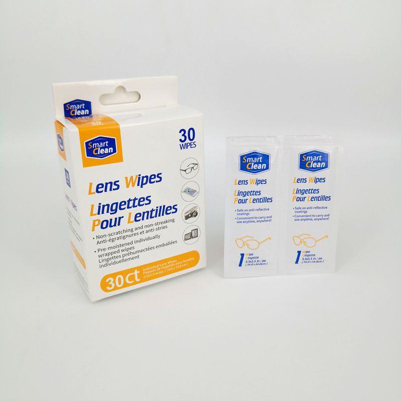 2019 Eyeglasses Wet Cleaning Wipes Camera Optical Lens Anti Frog