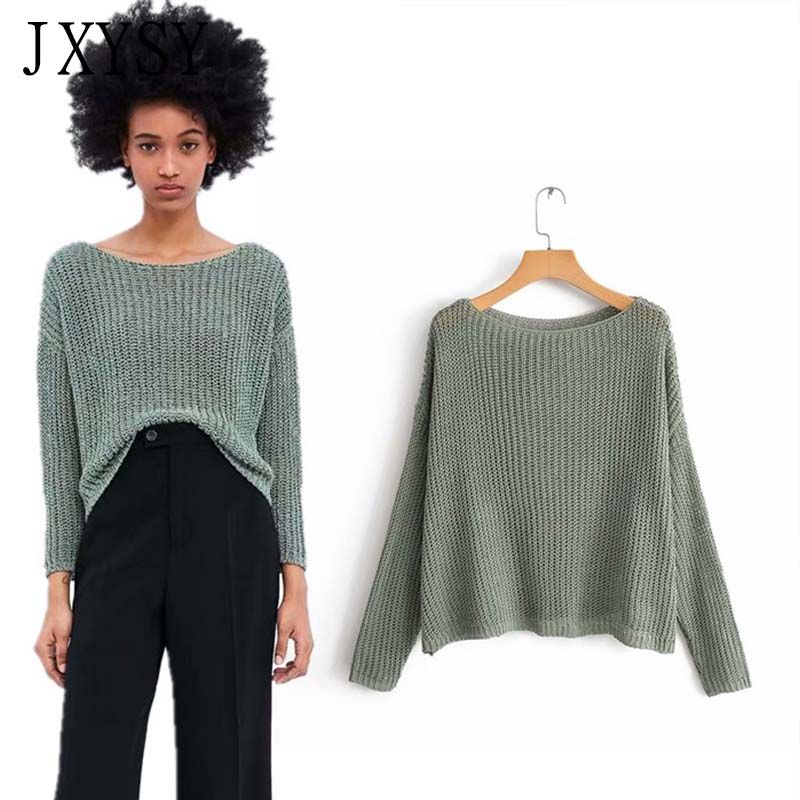 2019 JXYSY Winter Sweaters Women Cotton England Style Solid Pullovers Jersey Mujer Invierno 2019 Women Sweaters From Beenni, $33.18