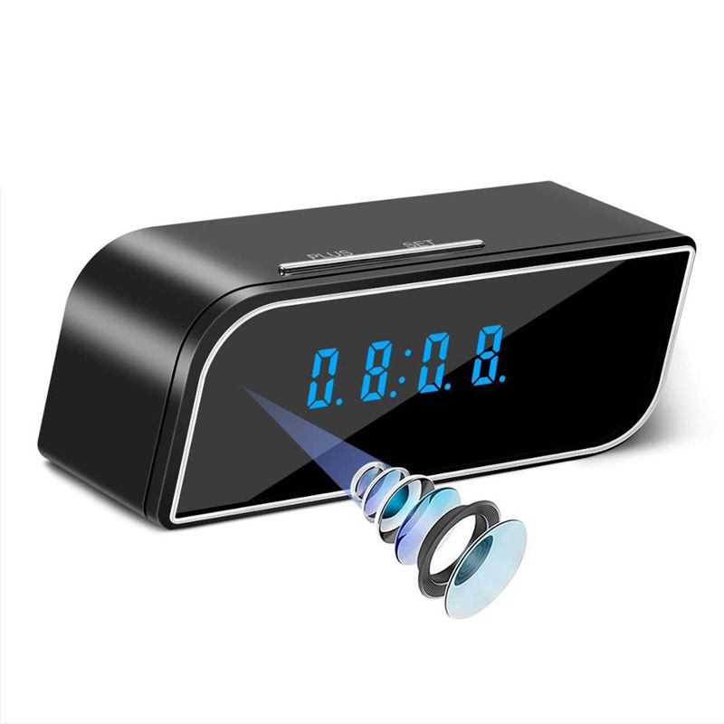 Best HD 1080P WiFi Clock Cameras Mini DV Alarm Desk DVR Security Nanny