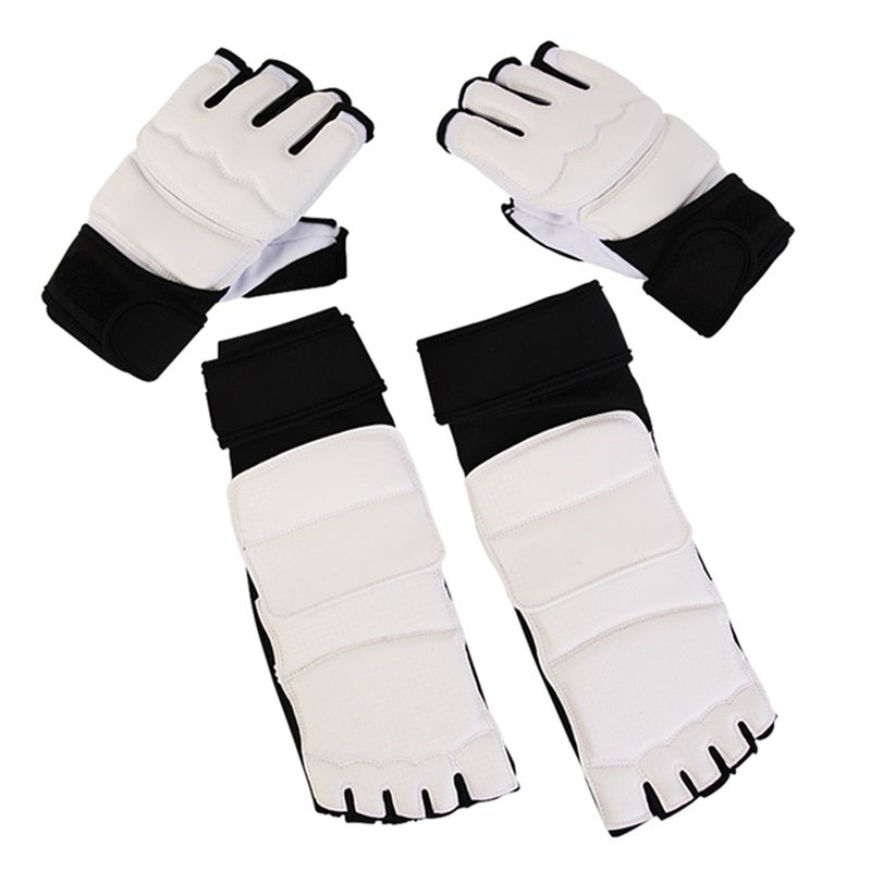 2019 Taekwondo Gloves Foot Hand Protectors Frighting Pads Karate MMA