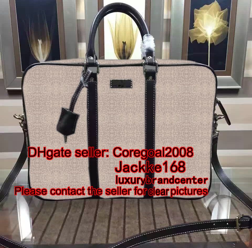 Top Quality Business Briefcase Tote Mens Bag With Strap PORTE DOCUMENTS VOYAGE Handbag Laptop 