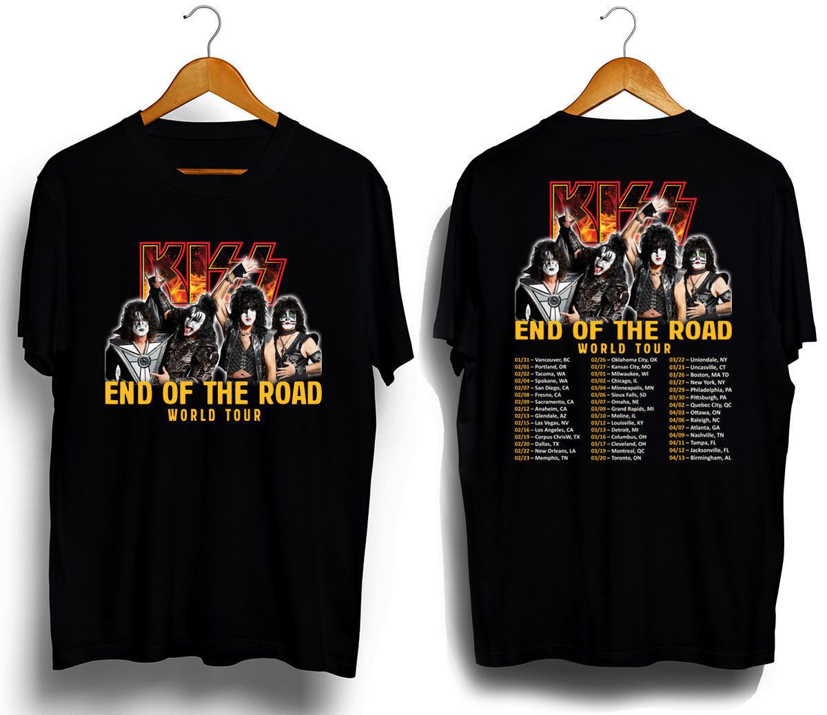 kiss t shirt australia
