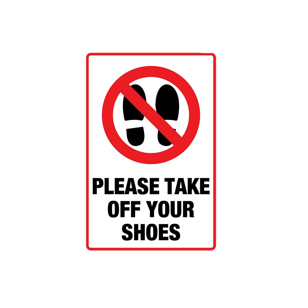 2019 Please Take Off Your Shoes Stickers Vinyl Car Proud Interesting ...