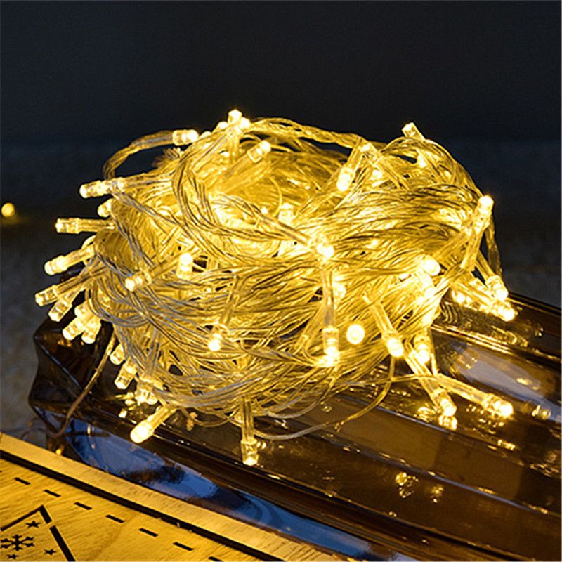 Outdoor String Lights 5m 10m 20m 30m 50m 100m Led Garland Outdoor String Lights 5m 10m 20m 30m 50m 100m Led Garland Fairy Light 8 Mode Holiday Wedding Party Ac220v Outside