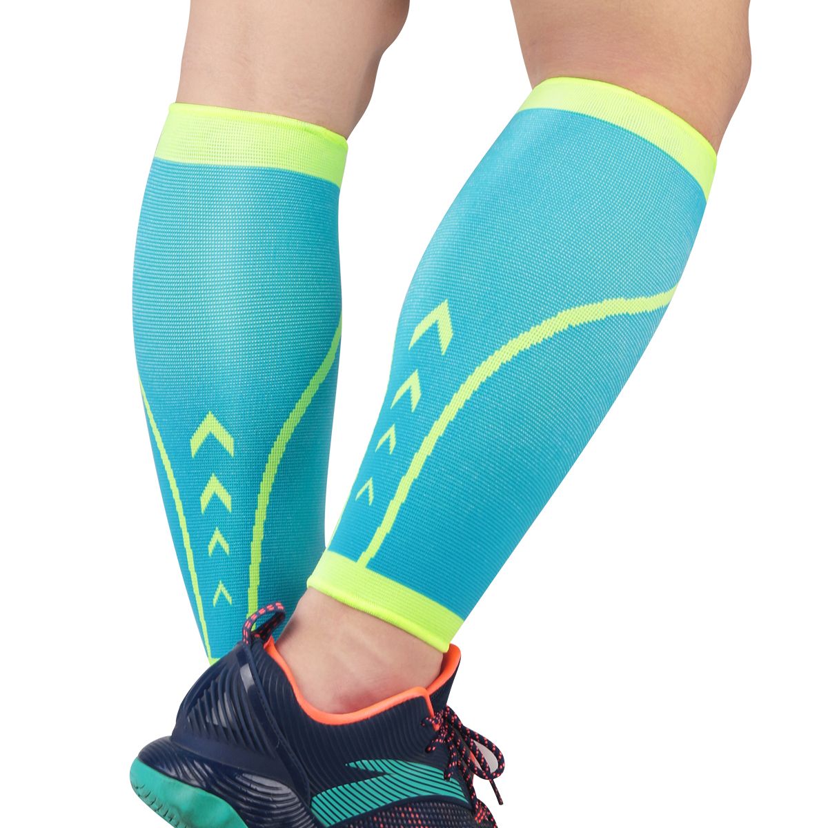 2021 One Pair Knit Shin Calf Brace Sports Leg Calf Leg Brace Support