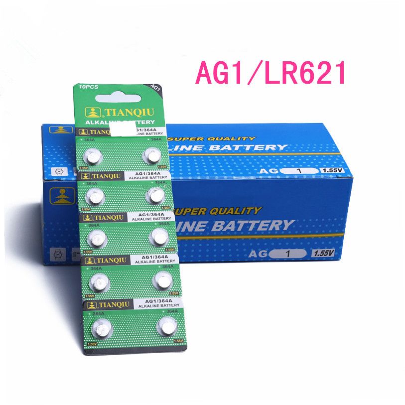 Watch Battery 364 LR621H AG1 1.55V 364A Watch Accessories Hg0 Alkaline