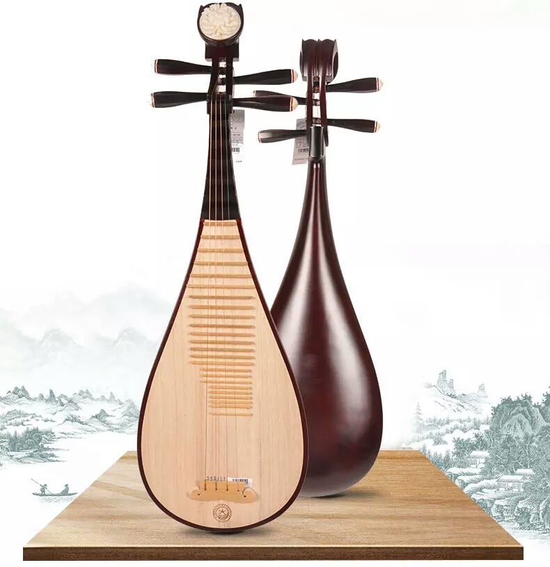 2021 Hardwood Children'S Bone Flower Pipa Instrument Children'S Adult