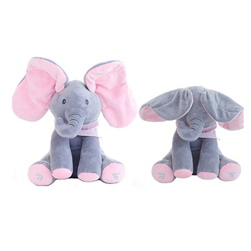singing elephant toy with moving ears