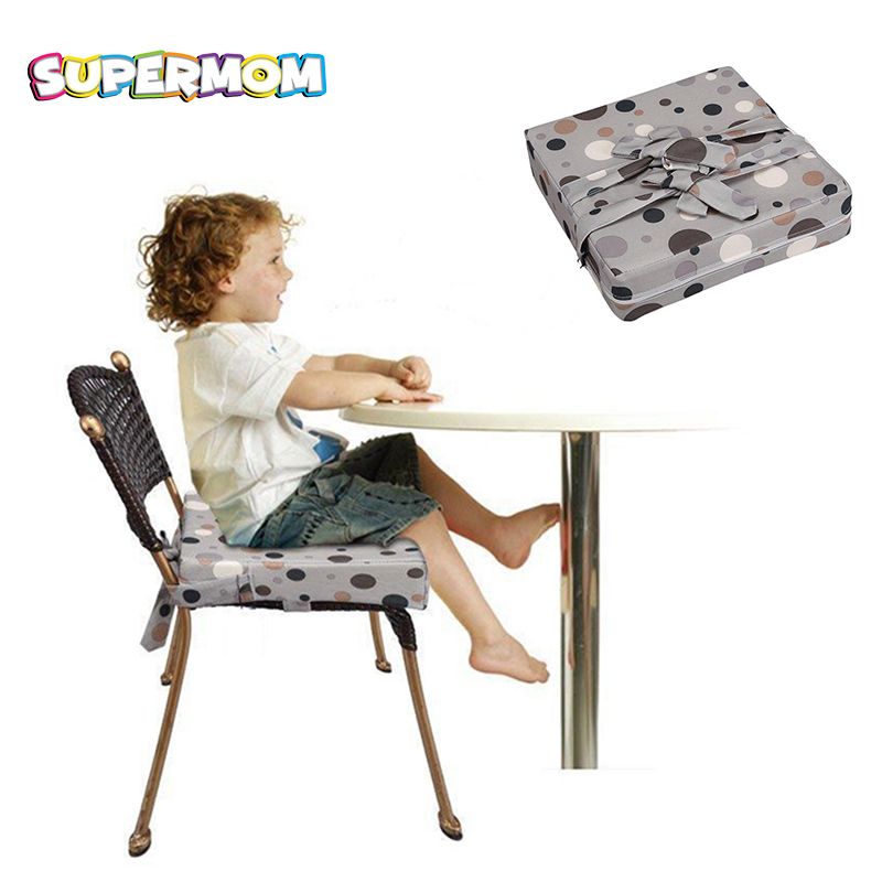Baby Portable Chair Cushion Children Feeding Seat Fine Linen Fabric Soft Sponge For Feeding Chair Babys Seat
