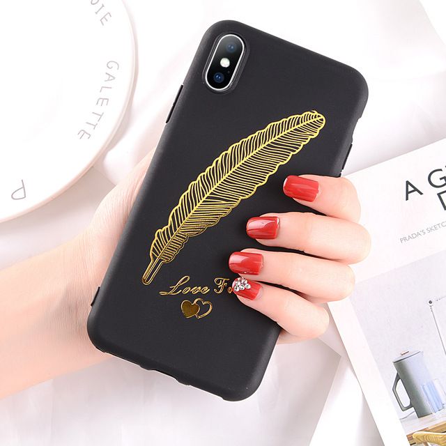 phone case for iphone 6 6s plus x xr xs max fashion feather smileyphone case for iphone 6 6s plus x xr xs max fashion feather smiley face soft tpu for iphone x cover good cool phone cases customize phone cases from