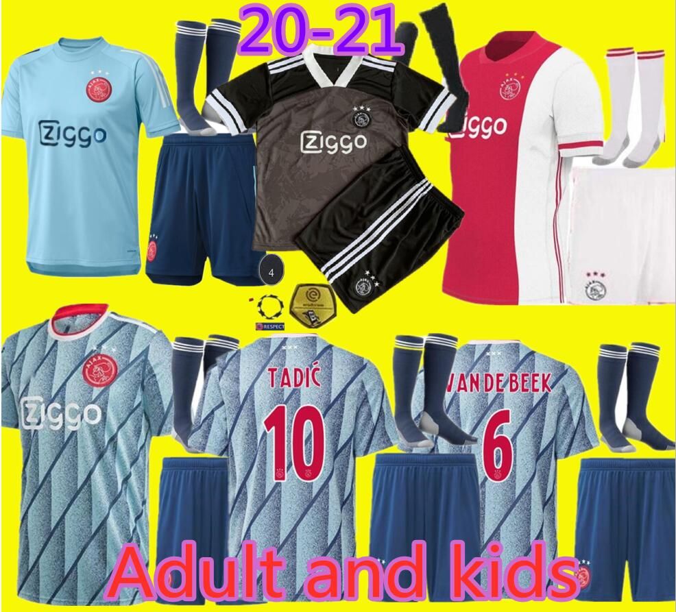 2020 19 20 21 AJAX FC Soccer Jersey DE JONG TADIC DE LIGT ...