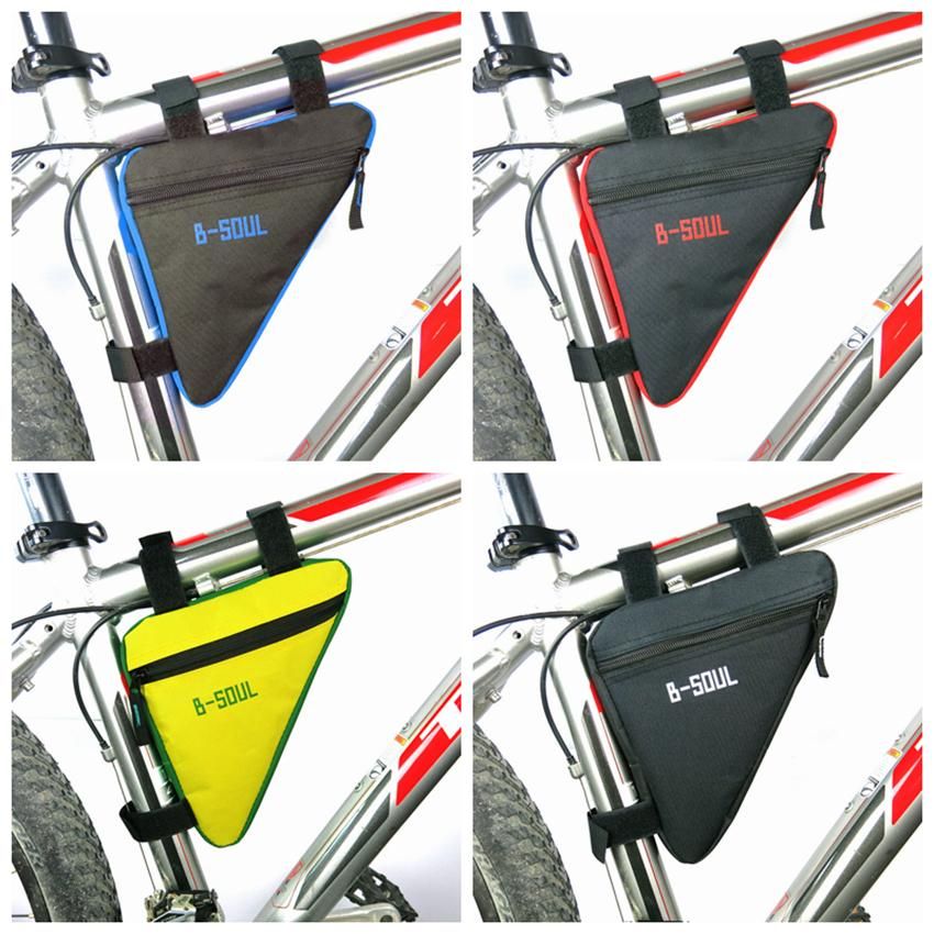 Bicycle Front Frame Triangle Mountain Bike Bag Pouch Tube Holder Waterproof MTB