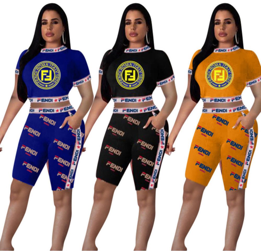 fendi two piece short set