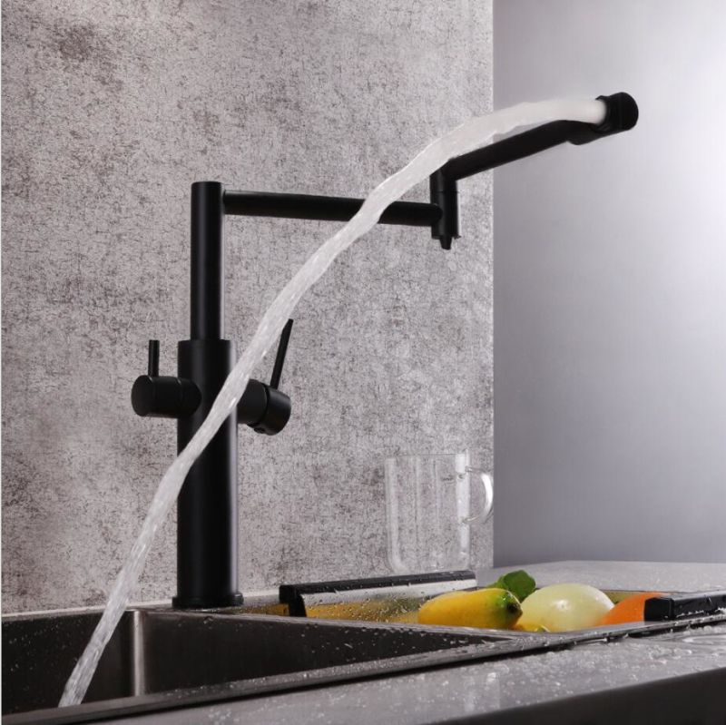 Compre Bronce Fregadero De Cocina Grifo Mezclador Fría Y Caliente Sola