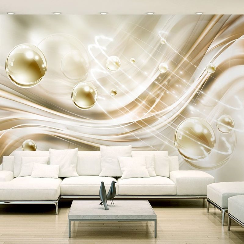 Benutzerdefinierte Fototapete 3D Golden Circle Ball Stripes Moderne Europäische Stil Schlafzimmer Wohnzimmer TV Hintergrund Wandbild Wandmalerei Benutzerdefinierte Fototapete 3D Golden Circle Ball Stripes Moderne Europäische Stil Schlafzimmer Wohnzimmer TV Hintergrund Wandbild Wandmalerei